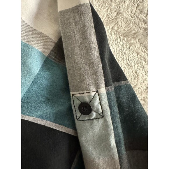 Tony Hawk Button Up Shirt Adult Size M Blue  Striped Skateboarding‎ Cotton Mens - Picture 5 of 9